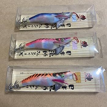 Amazon.co.jp: エギ 2.5号 3個セット 日本の漁師さんシリーズ